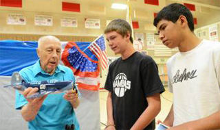 Students Fascinated by WWII Speakers